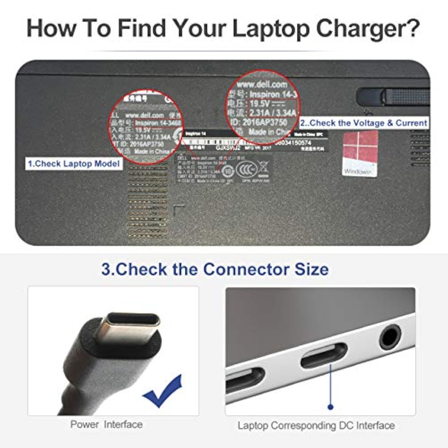 Type C Usb C Ac Adapter Charger For Acer Chromebook 315 R13 11 11A G6 Ee Cb5-3