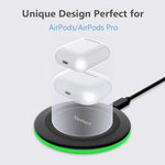 10W Max Wireless Charger Pad for iPhone & Samsung Galaxy (No Adapter)