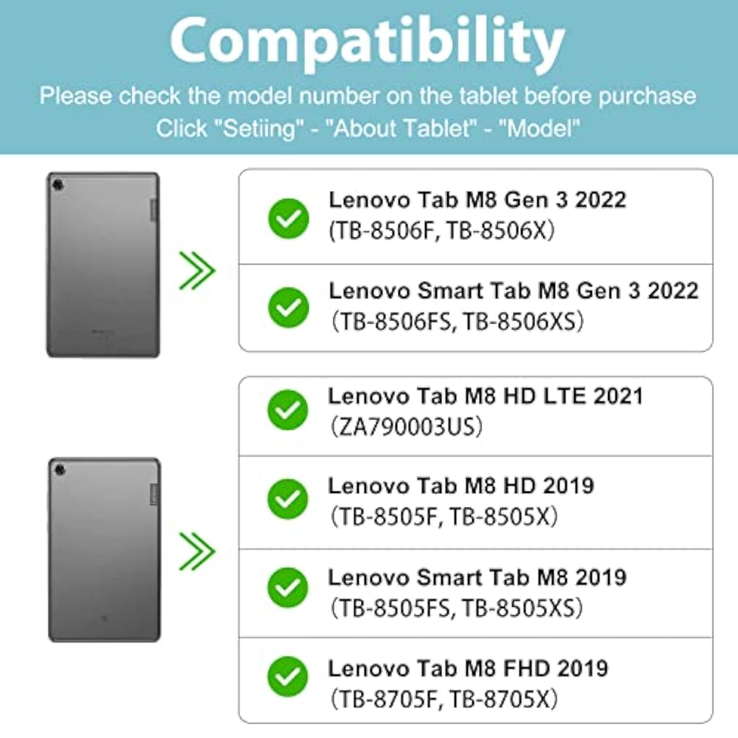ProCase Lenovo Tab M8 HD/Smart Tab M8 / Tab M8 FHD Case, Rugged Heavy Duty Sho