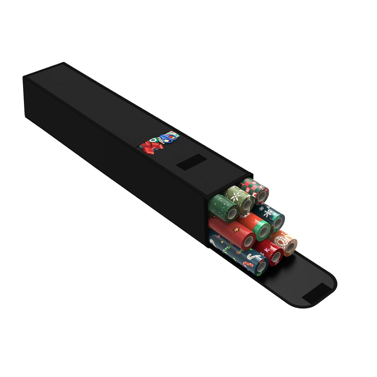 Christmas Wrapping Paper Storage Containers,30 Inch Gift Wrapping Organizer Storage,Fits 9 Standard Rolls Of Wrapping Paper,600D Breathable Fabric, Square