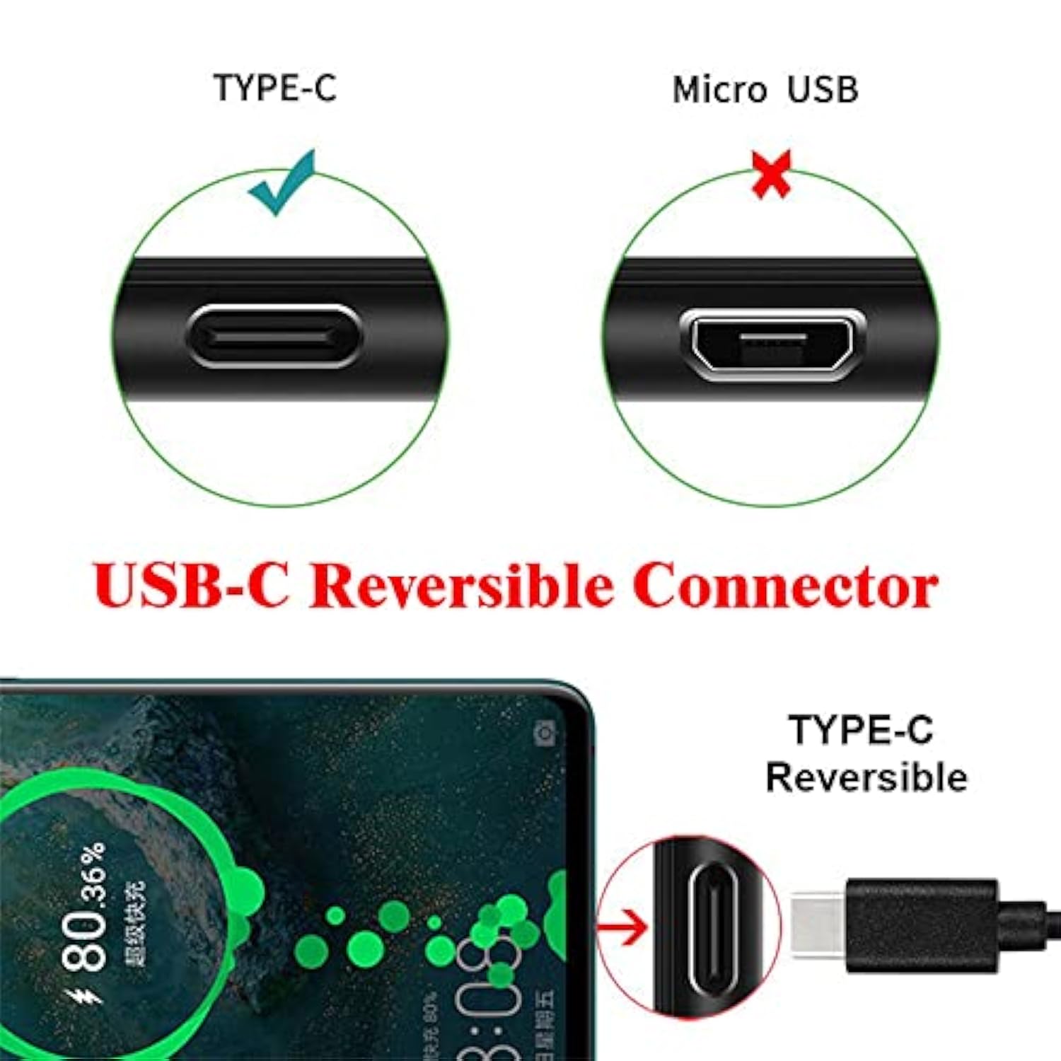 Usb-C Type C Female 90 Degree Up Angled To Usb 3.0 A Male Data Adapter For Lap