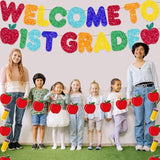 Glitter 'Welcome to 1st Grade' Banner for Back to School Classroom Decor
