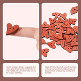 100 Pcs Brown Wooden Buttons For Sewing Wood Crafts Button With 2 Hole