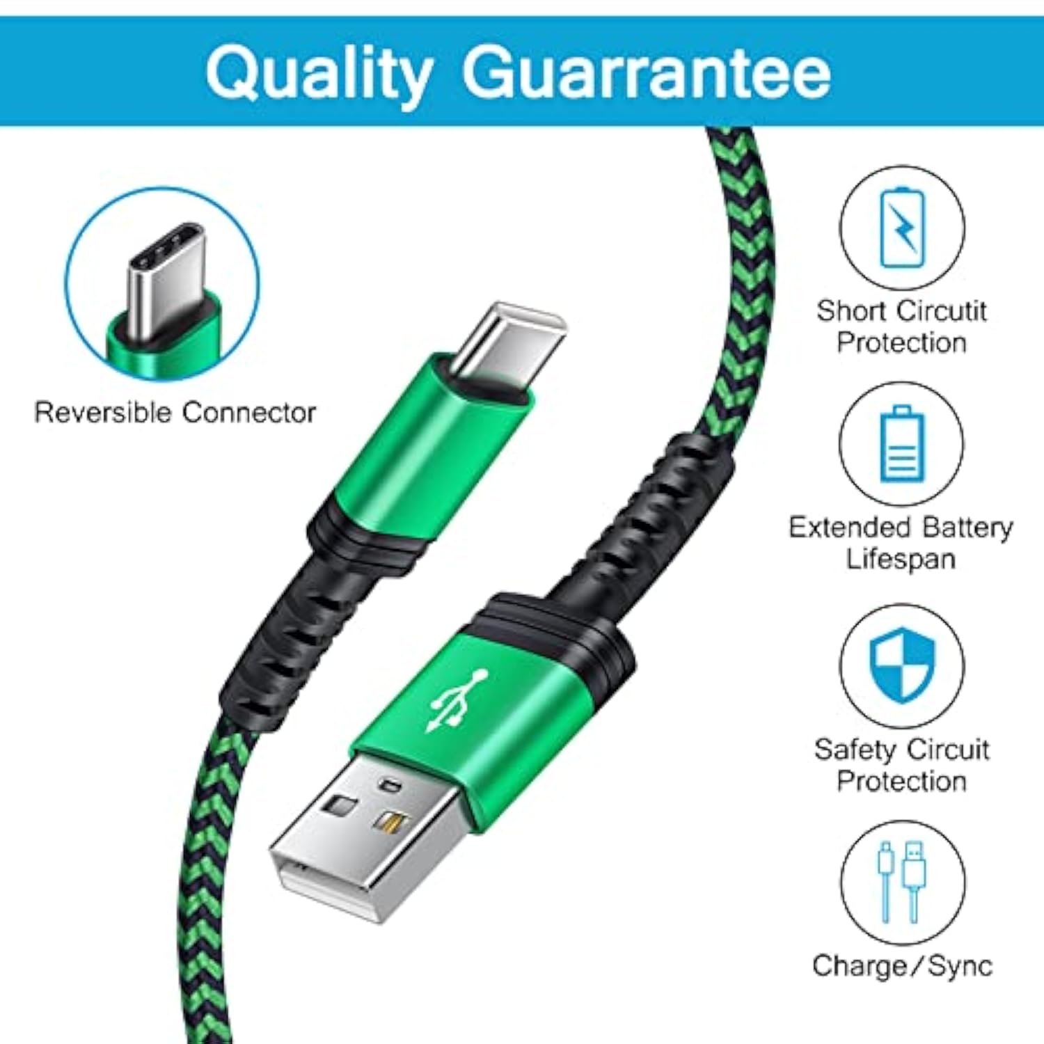 [3Pack,6Ft] Android Charger Cable Type C Fast Charging Cord For Google Pixel 9A/8A/8Pro/8/9 Pro Xl/10 Pro Xl/7A/7Pro/7/6A/6/5/4,Usb C To Type A C Port Car Cable For Samsung Galaxy S24 Fe/S25,Iphone 16