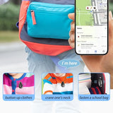 Hidden Gps Tracker 2Pack, Works With Apple Find My (Ios Only), Rechargeable,Finder And Item Lost Mode,Suitable For Backpack,And More,Water Resistant Black