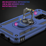 For Samsung Galaxy S9 Case, Military Grade 16Ft. Drop Tested Ring Shockproof Protective Phone Case For Samsung Galaxy S9, Blue