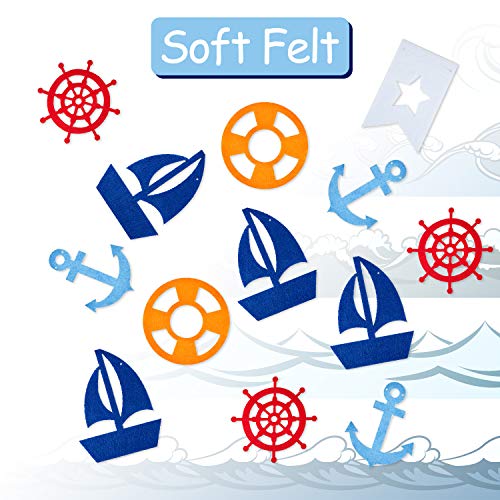 2 Pcs Nautical Bunting Banner Cruise Door Decorations
