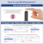 Stylus Pen For Ipad 2018-2025, 2X Fast Charge Ipad Pencil 2Nd Generation Compatible With Apple Ipad Pro M4/ 12.9"(6/5/4/3)/ 11"(4/3/2/1), Mini 6/5, Air (M2/5/4/3), (10/9/8/7/6)