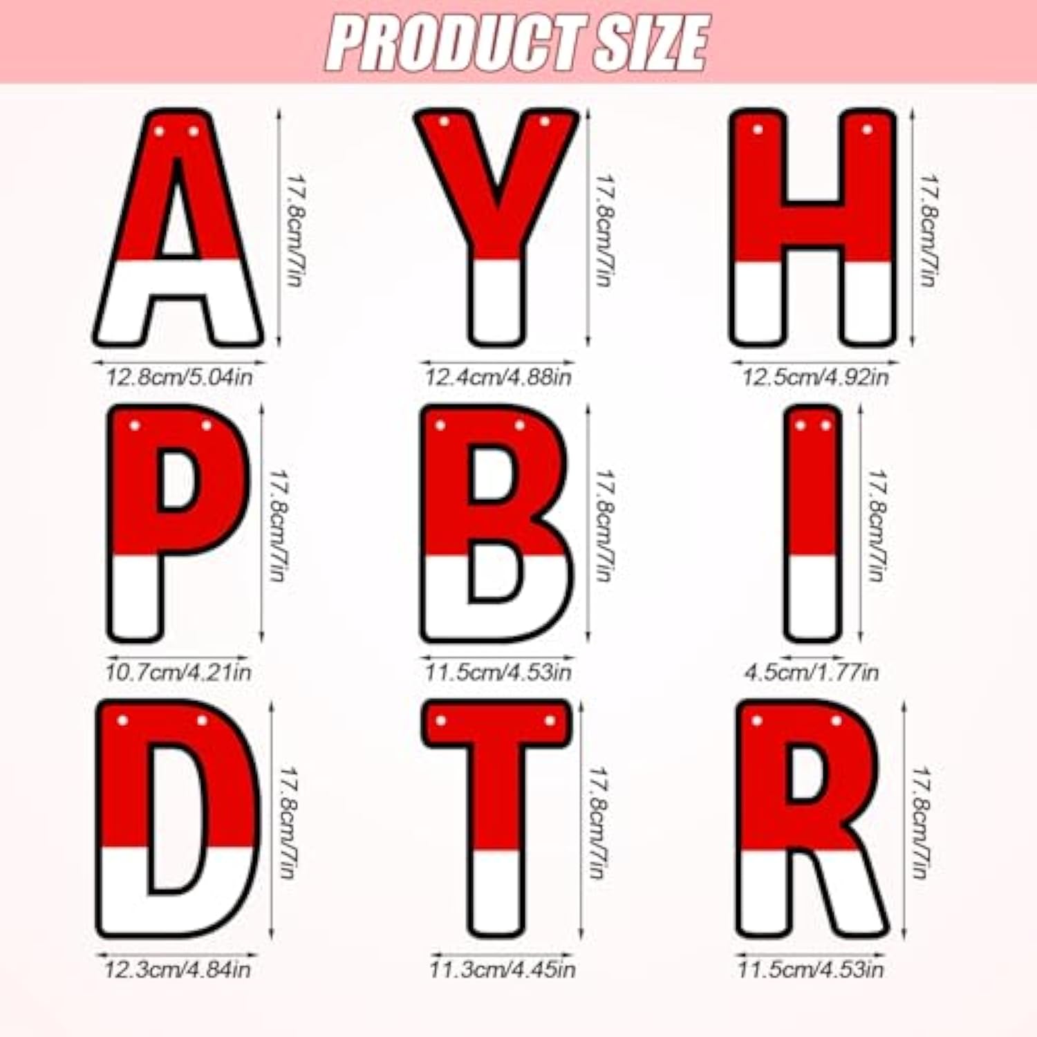 Cartoon Red And White Birthday Banner, Cartoon Animation Theme Birthday Decorations Happy Birthday Letters Garland Sign For Home Wall Door Window Parties Hanging Bunting Decor