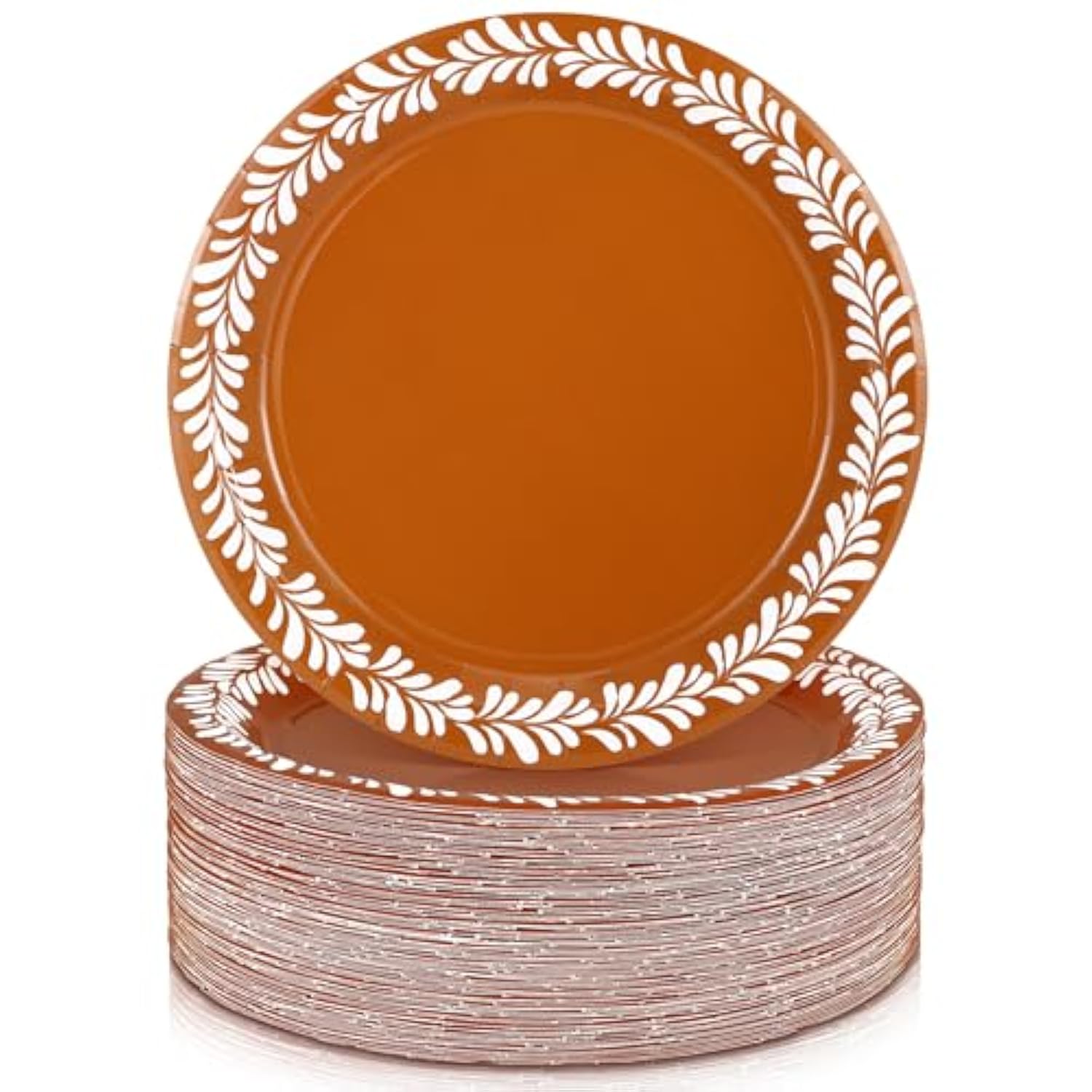 100 Pcs Platos De Barro Mexicanos Paper Plates Fiesta Party Plates 7 Inch Cielito Lindo Party Decoration Terracotta Clay Pottery Dishes For Taco Carnival Independence Day Baby Shower Supplies Wedding