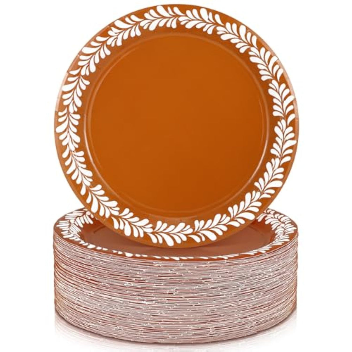 100 Pcs Platos De Barro Mexicanos Paper Plates Fiesta Party Plates 7 Inch Cielito Lindo Party Decoration Terracotta Clay Pottery Dishes For Taco Carnival Independence Day Baby Shower Supplies Wedding