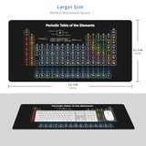 Periodic Table Of The Elements Desk Mat Educational Desk Pad Mouse Pad Large Cute Gaming Mousepad Xxl Laptop Keyboard Desktop Writing Pad For Girls Students 31.5"X15.7"