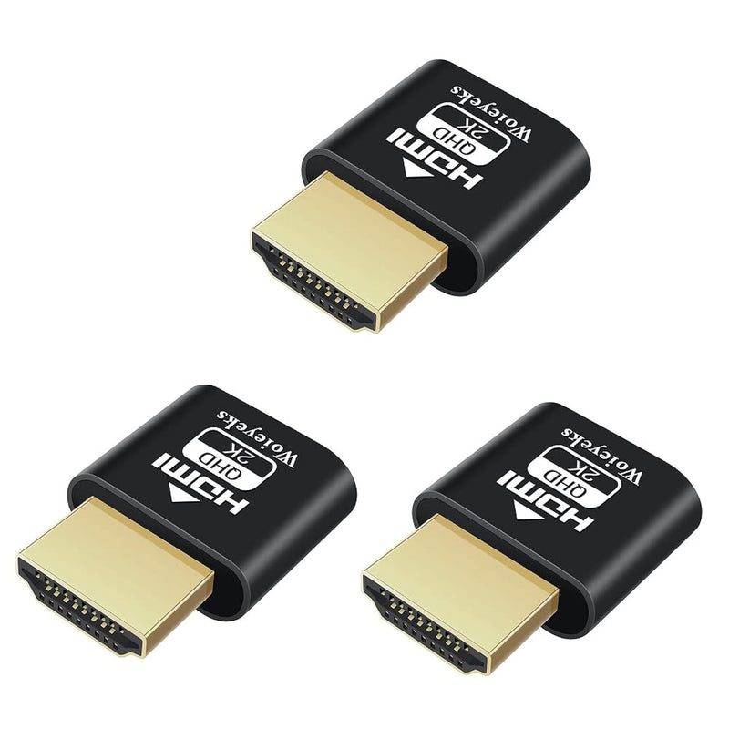 Hdmi Dummy Plug Headless Ghost Display Emulator/Virtual Monitor Compatible Wit