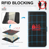 TUCCH Case Wallet for iPhone 16 Plus, RFID Blocking 4 Card Holder Kickstand [Shockproof TPU Interior Shell], PU Leather Magnetic Protective Flip Cover 6.7" 2024, Black