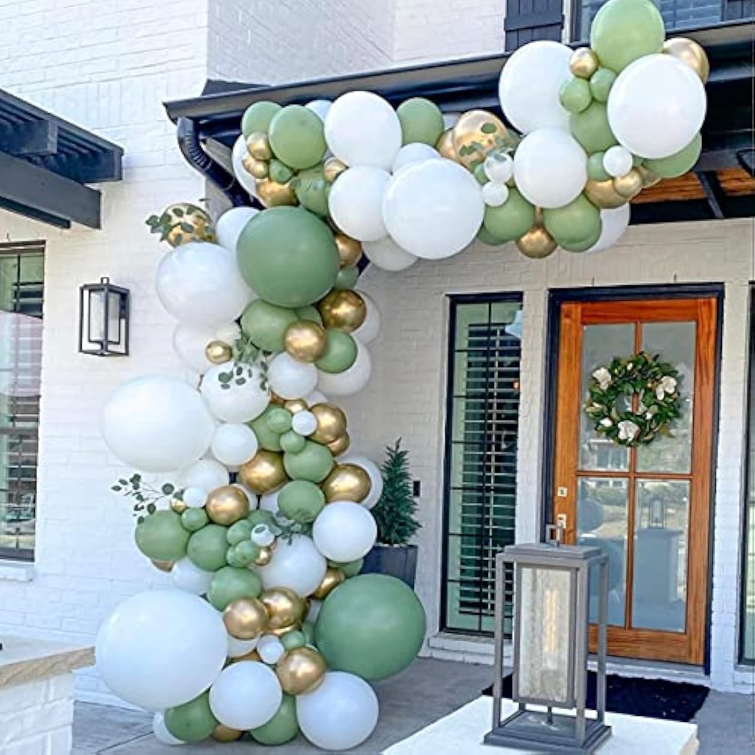 Olive Green Balloon Arch Kit 137Pcs Latex Balloon Garland for Party Decor