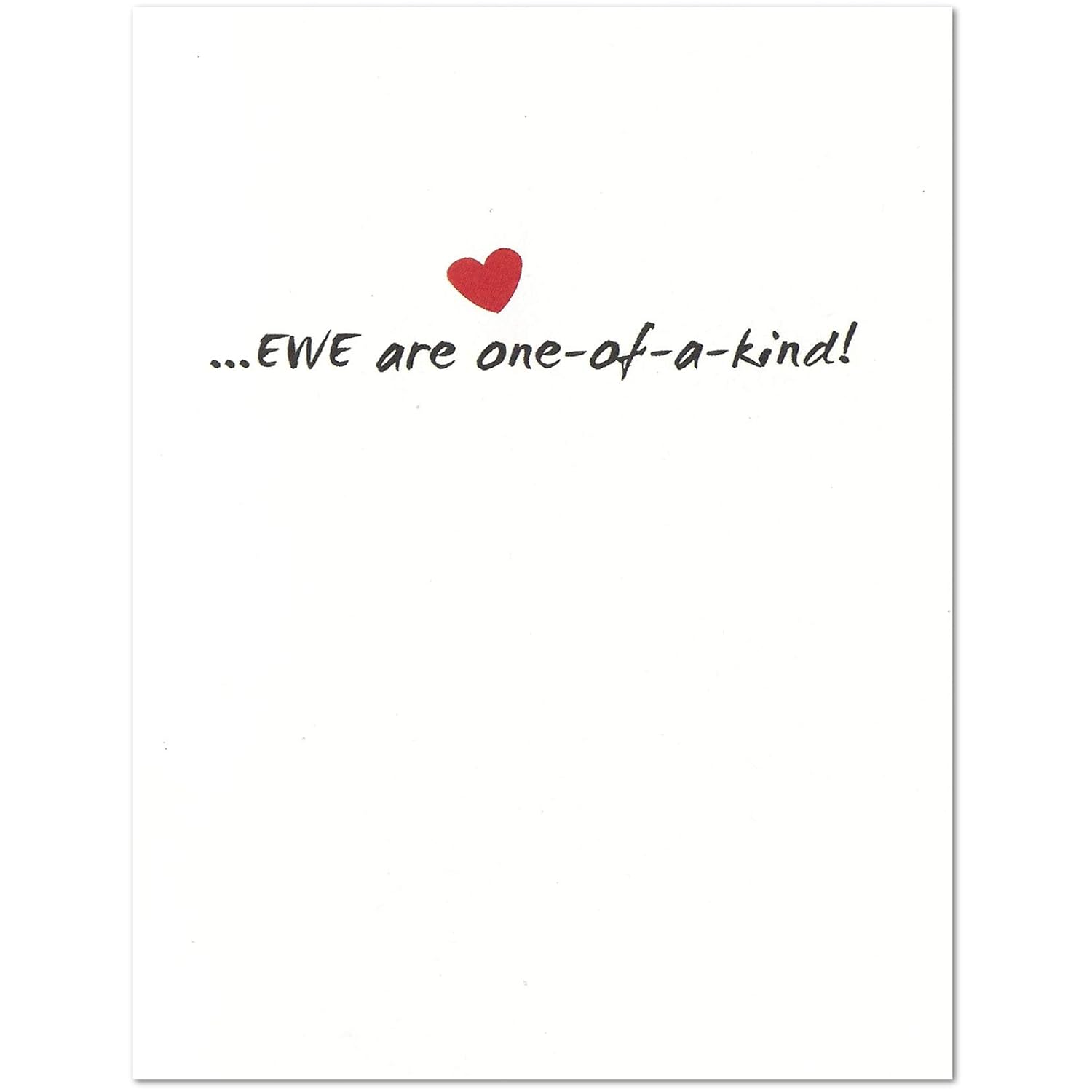 Dolly The Sheep Clone Science Valentine'S Day/Anniversary Card (4.25" X 5.5") By