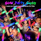230 Pack LED Foam Glow Sticks: 3 Flash Modes for Parties, Weddings & Events