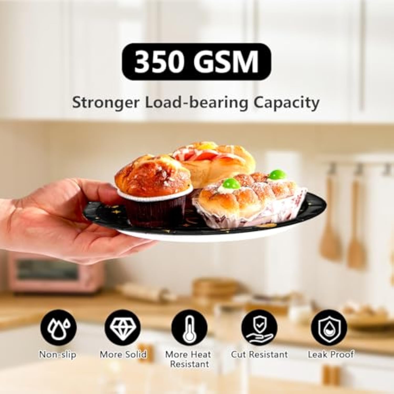 200 Pcs Happy New Year 2026 Party Supplies Black Gold Party Plates And Napkins Disposable Cheers To 2026 Tableware Set For New Year'S Eve Christmas Holiday Birthday Decorations, Serves 50