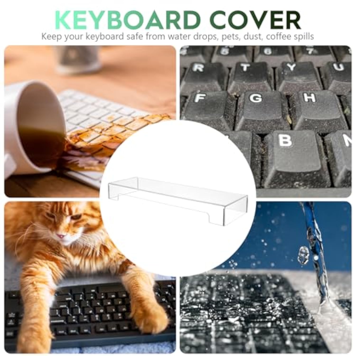 Acrylic Keyboard Cover Keyboard Protector For Laptop Anti- Cat Cats From Touch