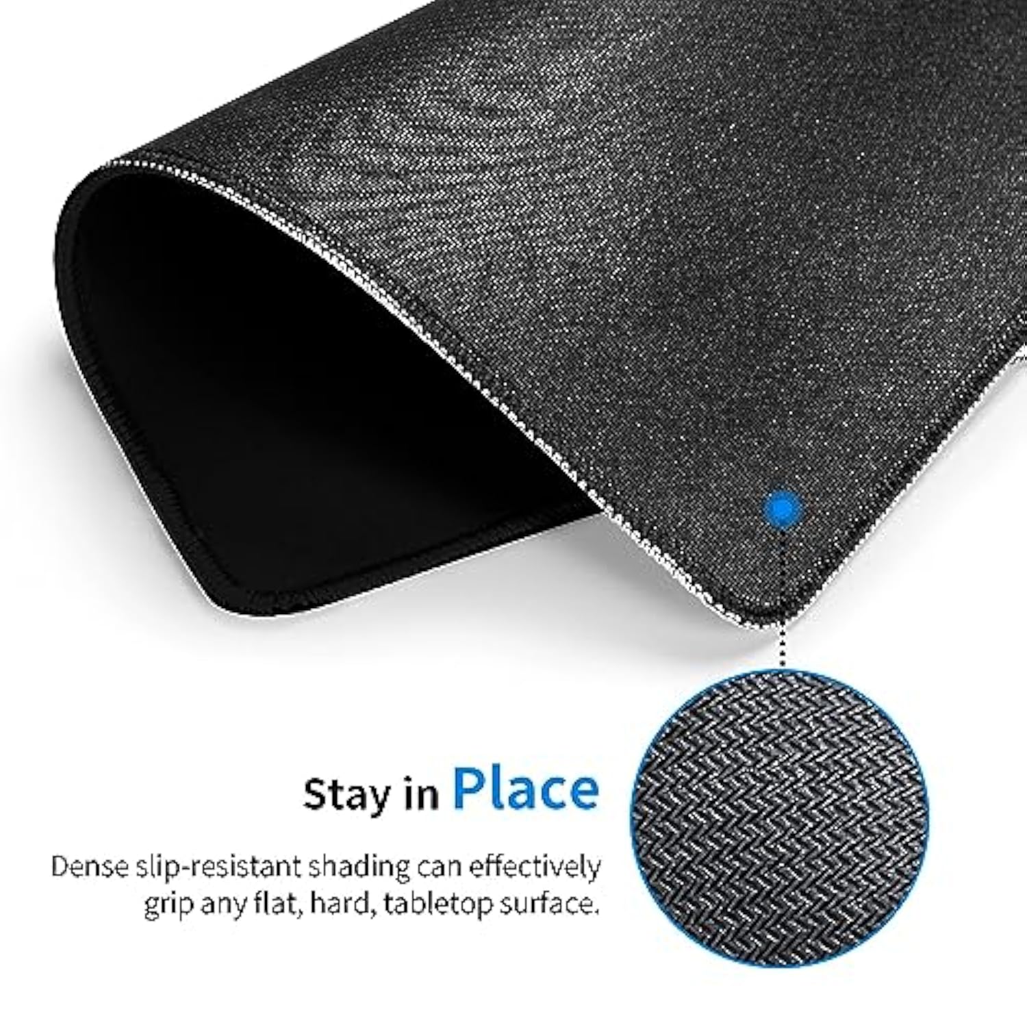 Custom Mouse Pad With Photo Text Name Logo Design Your Own Personalized Mouse Mat Customized Non-Slip Desk Writing Pad For Office Home, 1Pcsblack, 7"X8.6"