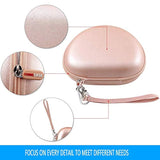 Headphone Case For Beats Solo 4/ For Tozo Ht2/ For Glynzak/For Beats Studio Pro/For Beats Solo3/ For Beats Studio3 On-Ear Headphones, Foldable Bluetooth Wireless Headset (Extra Large) - Rose Gold