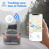 Car Gps Tracking Device For Vehicles, Real Time Gps Tracker For Car, Work With Find My (Ios Only),Hidden Mini Gps Tracker (White, 2Pcs)