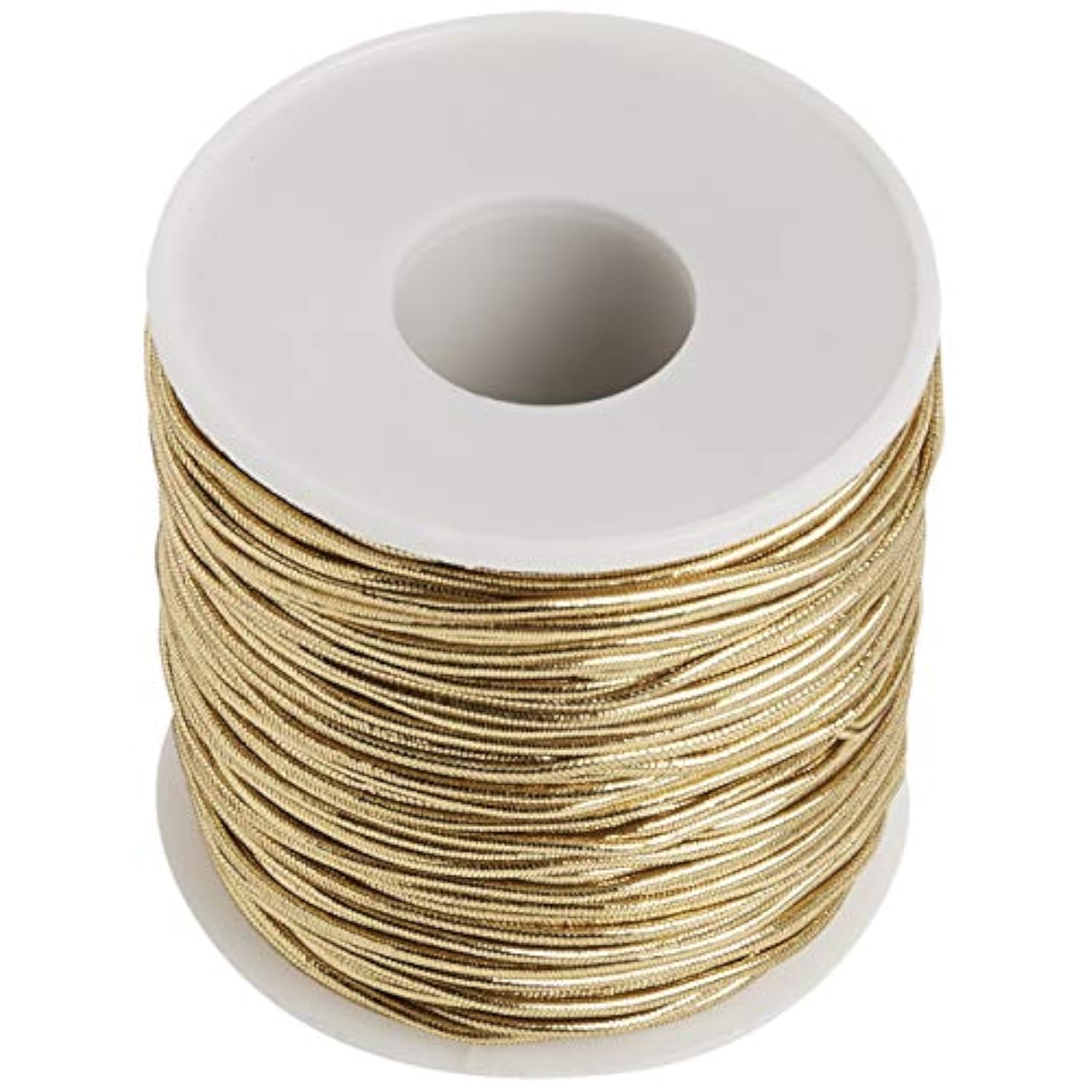1318/50-634 Stretch Cord Polyester Ribbon, 50 Yd, Gold