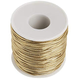 1318/50-634 Stretch Cord Polyester Ribbon, 50 Yd, Gold