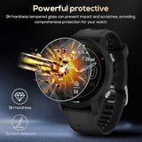 [5 Pack] Screen Protector For Garmin Forerunner 255/255 Music Hd Tempered Glass Screen Protector,Smartwatch Anti-Scratch Bubble-Free