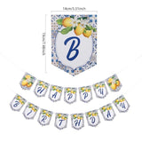 Summer Lemon Party Decoration Packs,Royal Blue Yellow Balloons,Banners,Cake Toppers,Hanging Swirl Streamers,Capri Lemon Birthday Wedding Supplies,Her Main Squeeze Bridal Shower Amalfi Coast Decors
