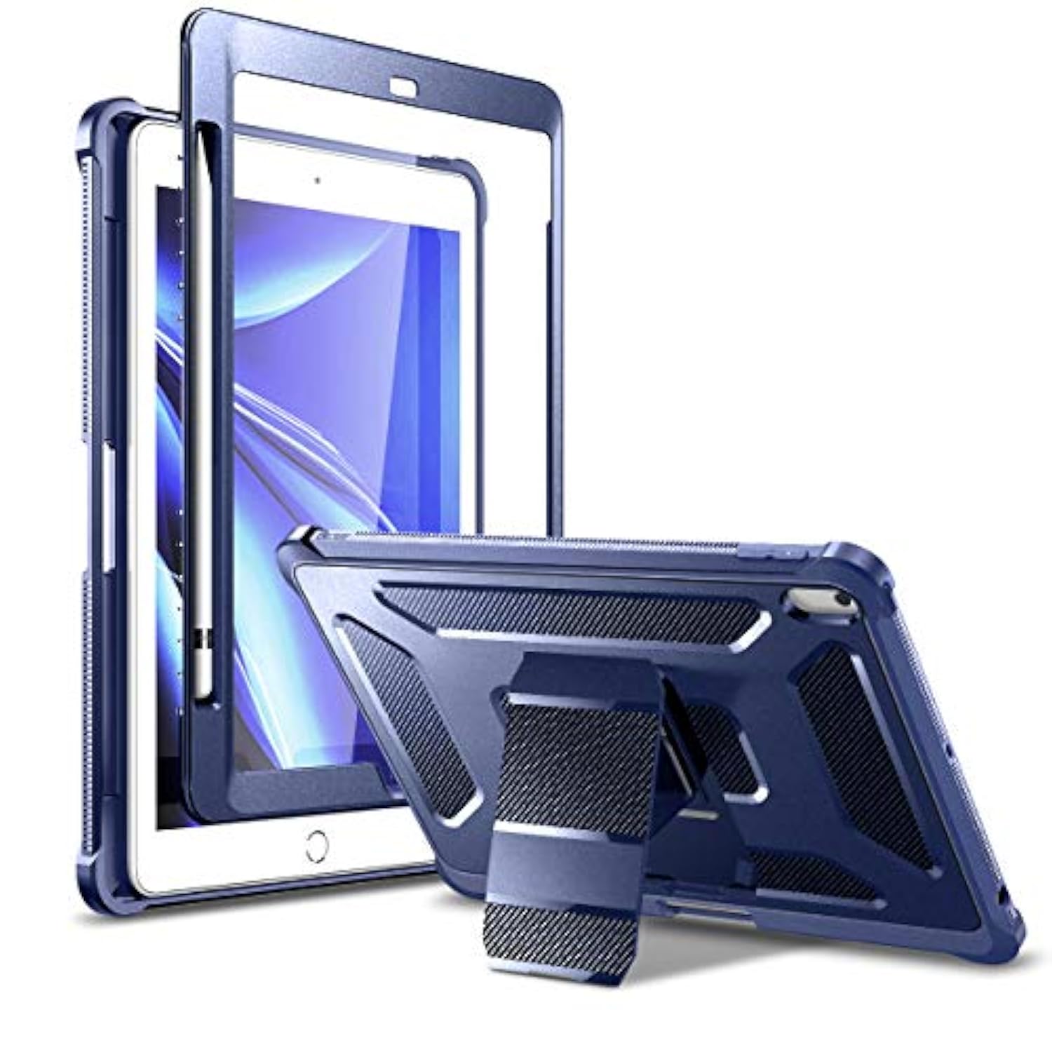 For Ipad 10.2 Inch 9Th Gen/ 8Th Gen / 7Th Gen Case, [Built In Screen Protector