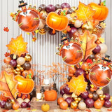 12 Pcs 32 Inch Turkey Foil Balloons Fall Thanksgiving Party Decoration Supplies