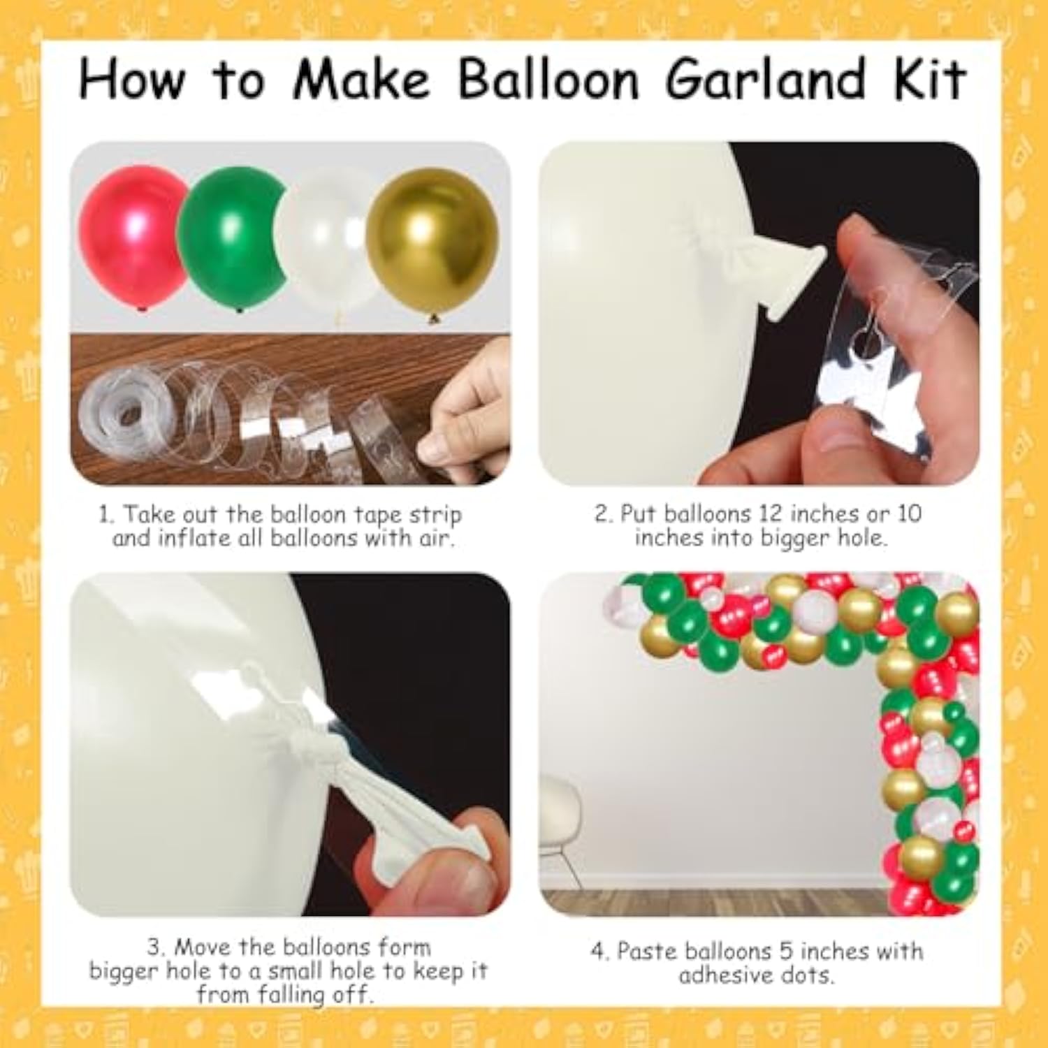 Pizza Party Decorations Kit - Balloon Garland Kit With Slice Slice Bab