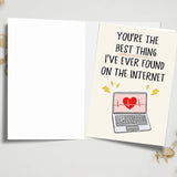 Romantic Valentines Card For Boyfriend,Funny Birthday Cards For Men Husband, Boyfriend Birthday Card, Funny Anniversary Card