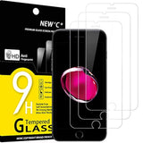 3-Pack iPhone 7/8 4.7 Inch Tempered Glass Screen Protector Bubble Free