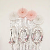 32 Inch Silver Foil Balloons Letters A To Z Numbers 0 To 9 Wedding Holiday Birthday Party Decoration (Number 5)