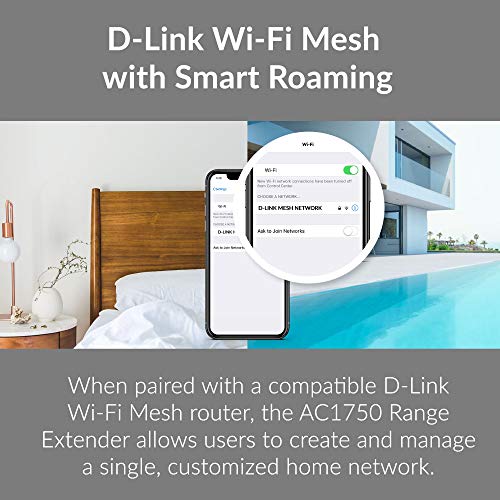 Wifi Router Ac1200 High Power Gigabit Ethernet Dual Band Mesh Wireless Internet For Home Gaming Parental Control Wi-Fi (Dir-1260)