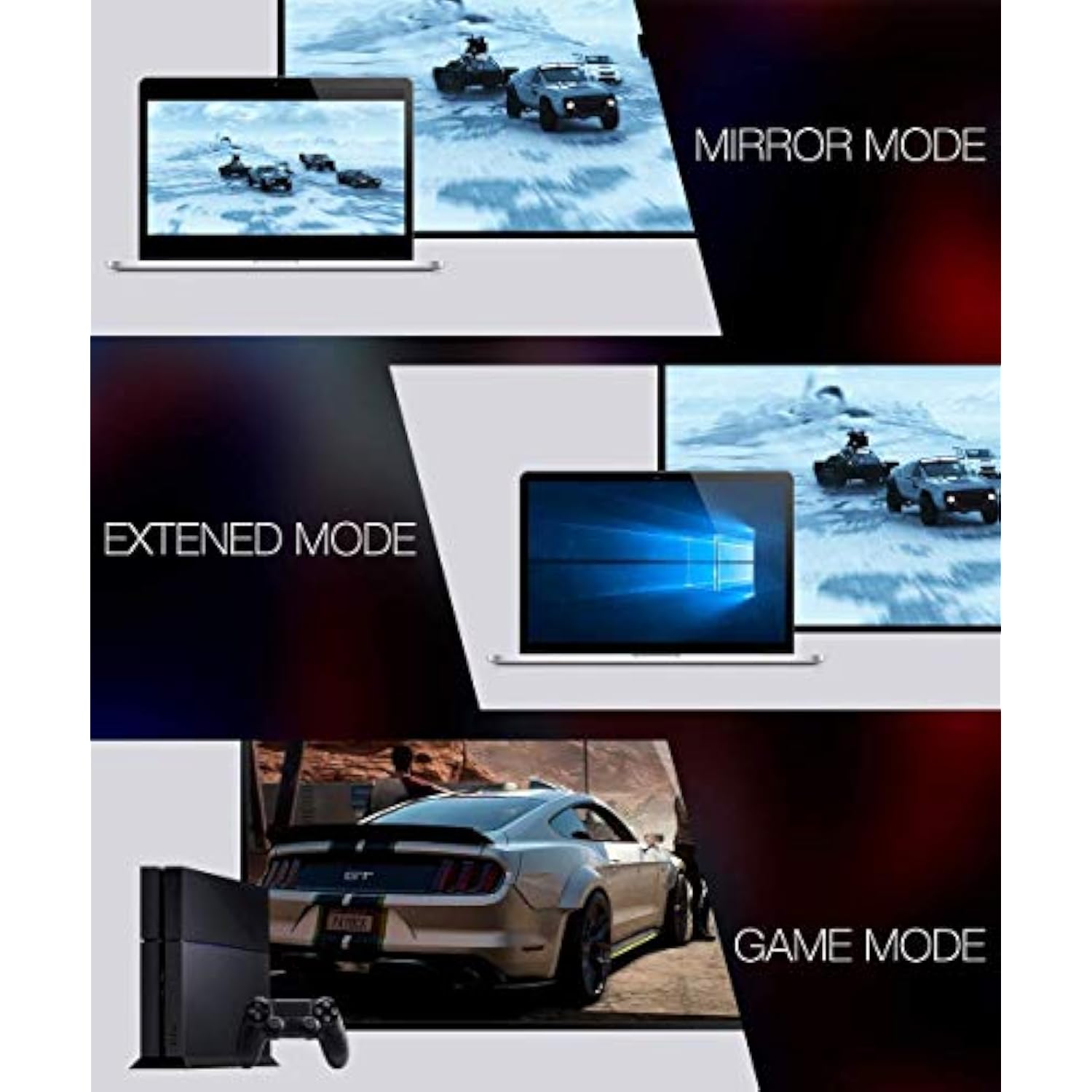 Hdmi Cables 2.1 2 Pack 6Ft, 48Gbps 8K & 4K Ultra High Speed Hdmi Braided Cord,