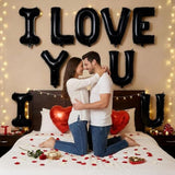 Black Letter T Balloons, 40 Inch Large Foil Letter Balloons, Custom Phrase Balloon For Birthday Party Wedding Anniversary Decoration (Black T)