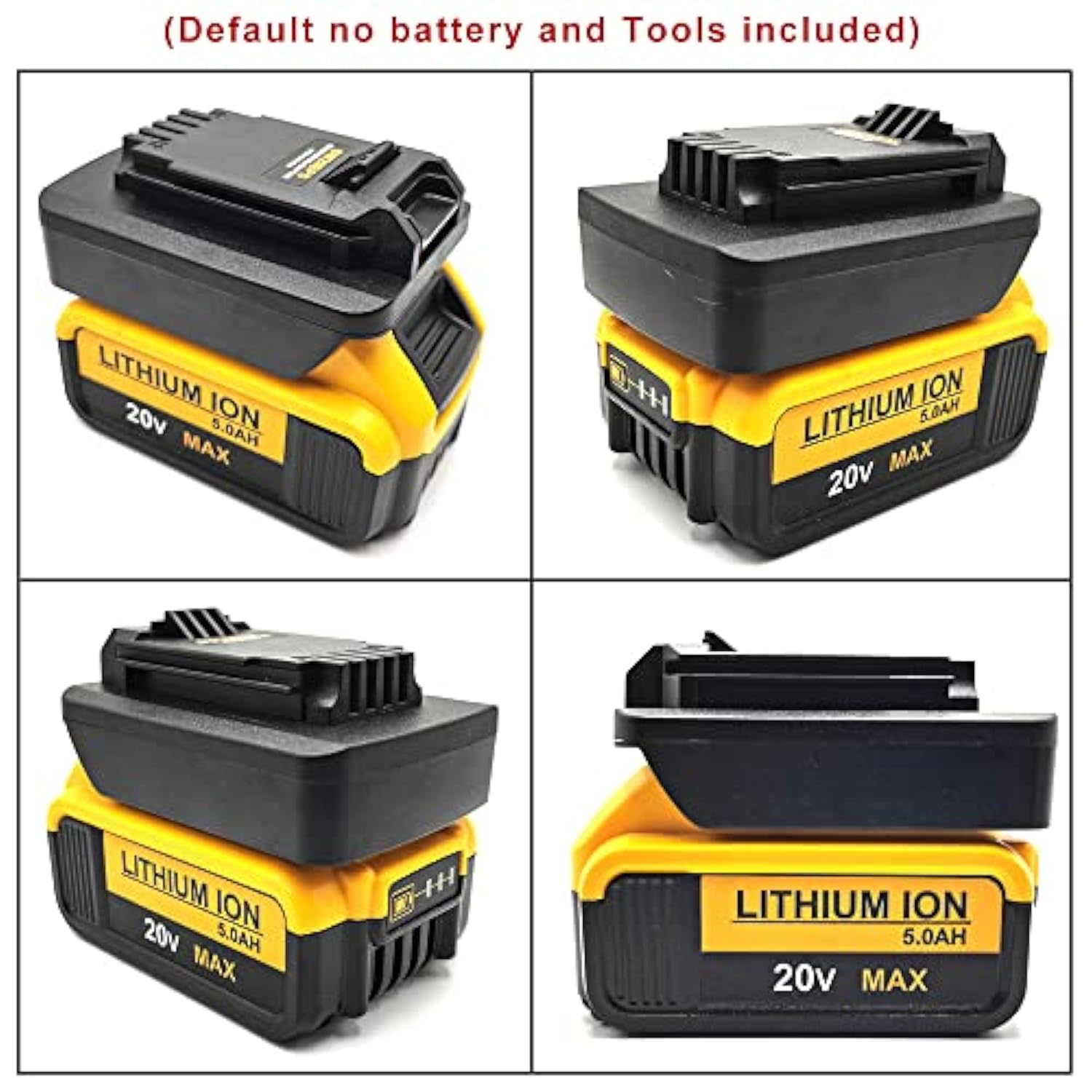 Adapter to Use Dewalt 20V Battery with Porter Cable & Black+Decker 20V Tools