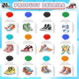 24Pcs Sneaker Hanging Swirls, Sneaker Party Decorations, Sneaker Shoes Ceiling Swirls Streamer Decorations For Sport Shoes Birthday Baby Shower Decor Supplies