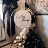 White Sand Black Balloons Set,12Inch Black Cream White And Bobo Balloons For Wedding Bridal Shower Bachelorette Anniversary Birthday Party Decorations