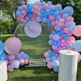 Pink And Blue Balloons Garland Arch Kit, 134Pcs Gender Reveal Balloon Garland Arch Kit For Boy Or Girl Gender Reveal Decorations Birthday Party Baby Shower Decorations
