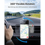 Phone Holders For Your Car - Air Vent Phone Mount, Ultra-Stable Metal Clip With Anti-Shake & 360° Rotation, Universal Car Mount Fit Iphone 16/15/14/13/12 Pro Max/Android/Samsung Galaxy