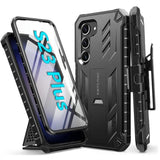 For Samsung Galaxy S23-Plus Case: Heavy Duty Rugged Shockproof Protective Cover With Belt-Clip Holster & Kickstand | Military Grade Protection Phone Case For Galaxy S23 Plus Black