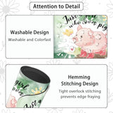 Just A Girl Who Loves Pigs Funny Pig Mouse Pad, Cute Pigs Gifts For Women, Xmas Birthday Present For Pig Lovers Sisters Bff, Cute Pig Office Friendship Gifts For Coworkers Bestie