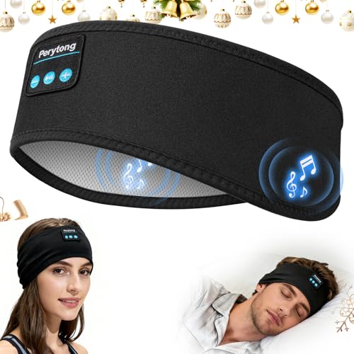 Sleep Headphones Bluetooth 5.4, Sleep Headphones With Ultra-Thin Stereo Speakers For Side Sleepers, Long-Lasting Battery Life & Stable Connection, Sweat Resistant Sport For Workout