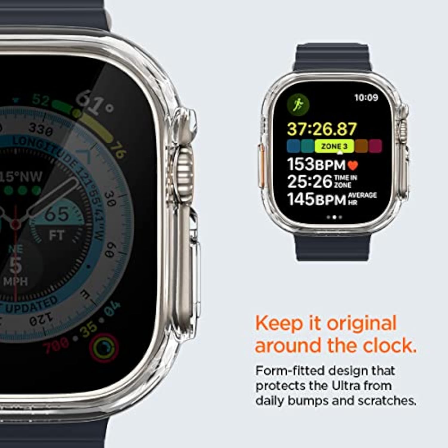 Spigen Thin Fit Case for Apple Watch Ultra 1, 2, and 3 Series 49mm