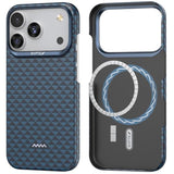 2025 For Iphone 17 Pro Max 6.9 Inch, Compatible With Magsafe, Non-Slip & Ultra Slim Light Case For 17 Pro Max With Caseless Feeling, 1500D Aramid Fiber Textures, [Tactile Woven-Profound]