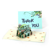Thank You Pop Up Cards - Pop Up Thank You Card With Envelopes For All Occasions, 3D Pop-Up Thank You Greeting Cards For Wedding Anniversary Thanks Giving Birthday Christmas Valentine'S Day